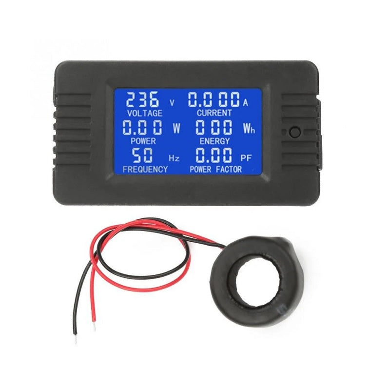 Peacefair PZEM-022 100A AC Digital Power Monitor Voltmeter Ammeter Frequency Factor Meter