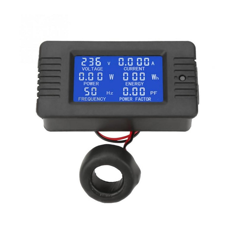 Peacefair PZEM-022 100A AC Digital Power Monitor Voltmeter Ammeter Frequency Factor Meter