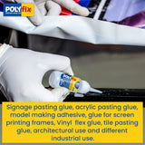 Polyfix General Purpose Fast Glue: Versatile Adhesive for Acrylic, Flex Bonding, Toys - 18g