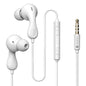 Portronics POR 2930 Conch Kappa in Ear 3.5mm Wired Earphones with in Line HD Mic, Powerful Audio, 14.2mm Dynamic Driver, Unique Earbuds Design, TPE Anti Tangle Wire,in line Controls,Wide Compatibility(White)