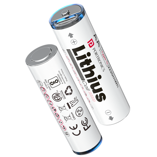 Portronics POR 2509 Lithius Cell AA Type-C Rechargeable Lithium-ion Battery (Pack of 2)