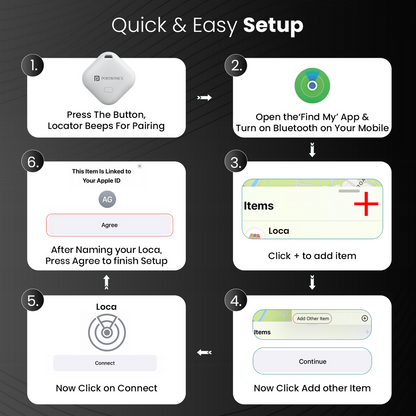Portronics POR 3259 LOCA Item Finder with Upto 1 Year Battery Life, Bluetooth Tracker,MFi Certified, Item Locater for Keys, Wallets, Luggage, Gadgets etc,Only iOS Compatible with Apple Find My App