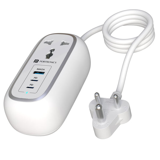 Portronics POR-3193 Volt 65 Pro 67W 5 in 1 Desktop Power Strip