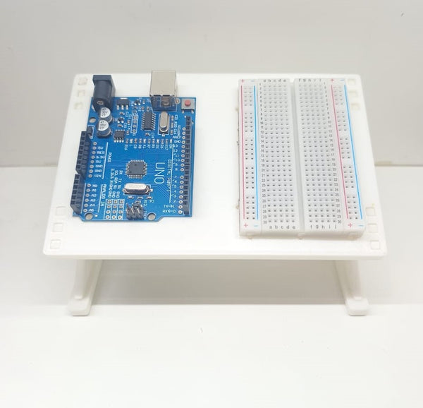 Prototyping Table (3D Printed) with Arduino Uno SMD & 400 point Breadb ...