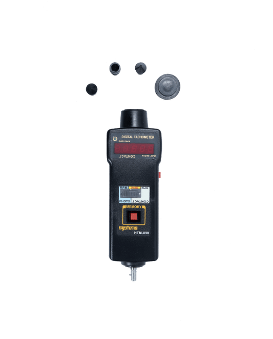 Systems HTM 890 Photo Contact Digital Tachometer (Laser / Contact)
