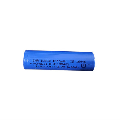 Hongli 1800mAh 18650 Rechargeable Lithium ion Battery, 3.7 V 6.66Wh Li-ion Cell (Original)