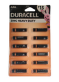 AAA 1.5V R03 Duracell Zinc Heavy Duty Batteries (Pack of 1)