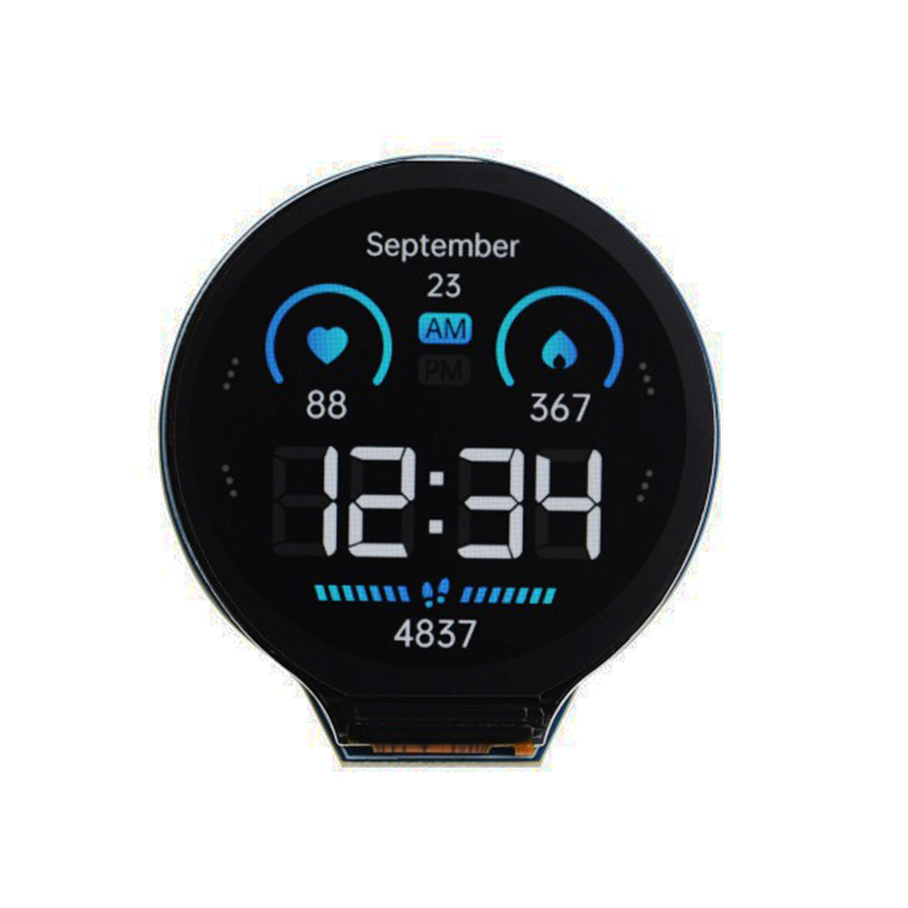 Waveshare ESP32-S3 Development Board 32-bit LX7 Dual-core Processor Integrates GC9A01 Display Driver Chip With 1.28inch IPS Round LCD