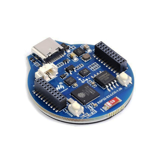 Waveshare ESP32-S3 Development Board 32-bit LX7 Dual-core Processor Integrates GC9A01 Display Driver Chip With 1.28inch IPS Round LCD