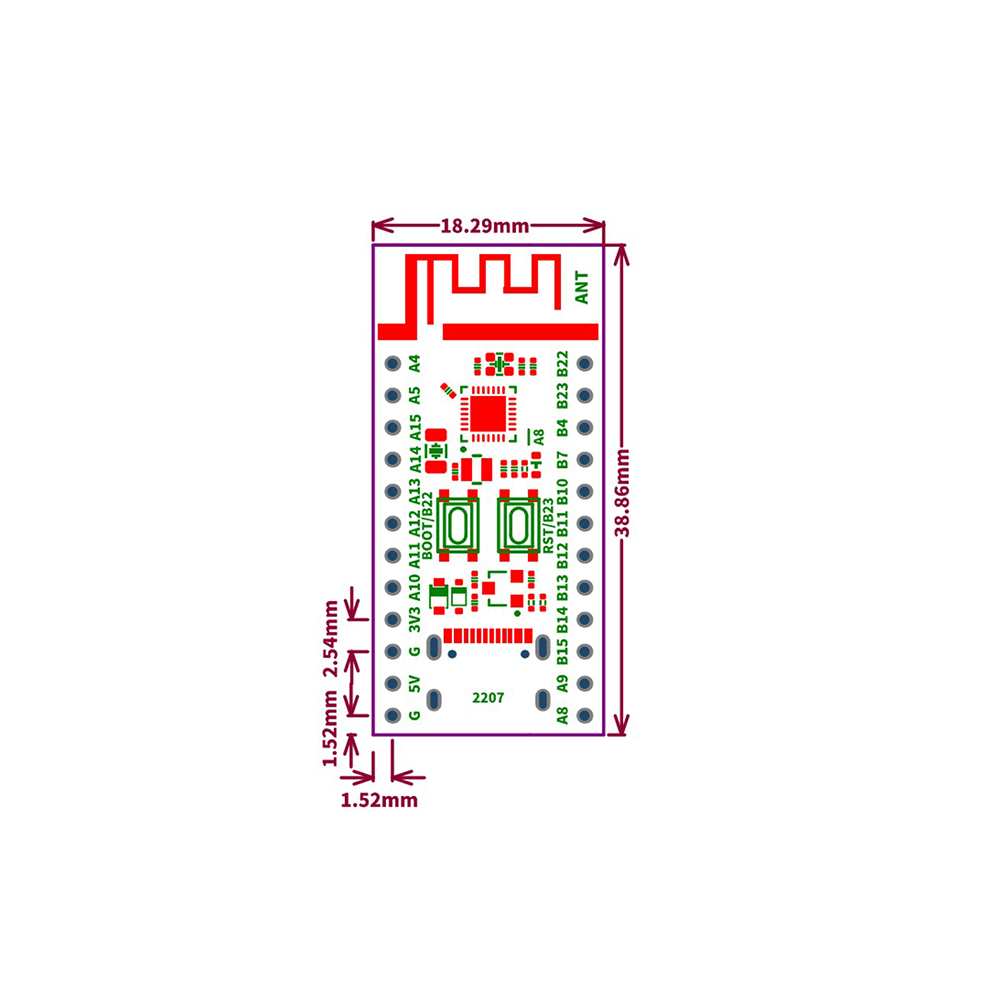 WeAct Studio CH582F motherboard WCH BLE 4.2 5.0 RISC-V