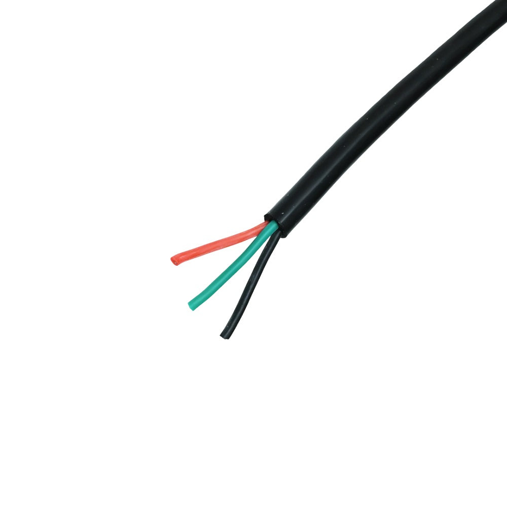 16 AWG 3 Core Silicone Wire Black-Red-Green - 1 Meter