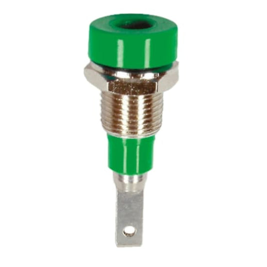 2mm Banana Socket Female Panel Mount Type - Green
