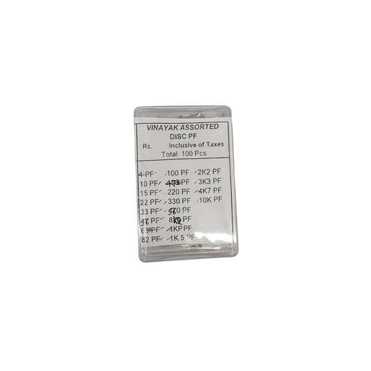 Vinayak Capacitor Box Disc PF Assorted 100 Pcs