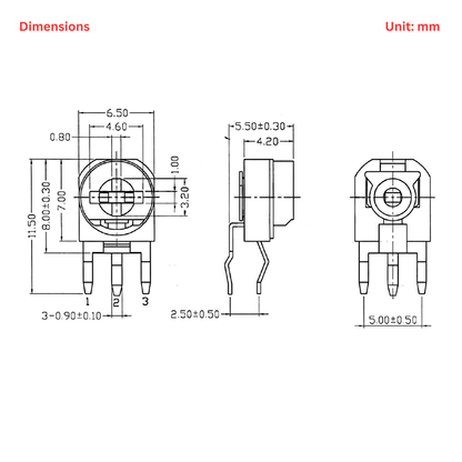 Elepak EP42 RM063 Vertical Potentiometer Pak 100E to 2M 70 Pcs 14 Values