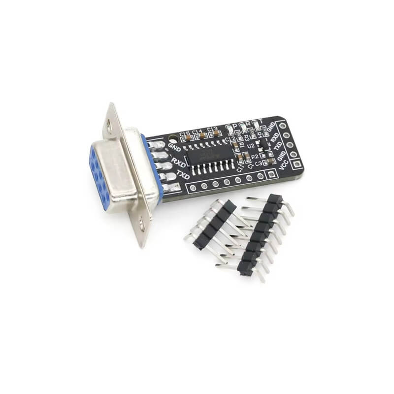 RS232 to TTL Serial Port Converter Adapter Communication Module - Unsoldered