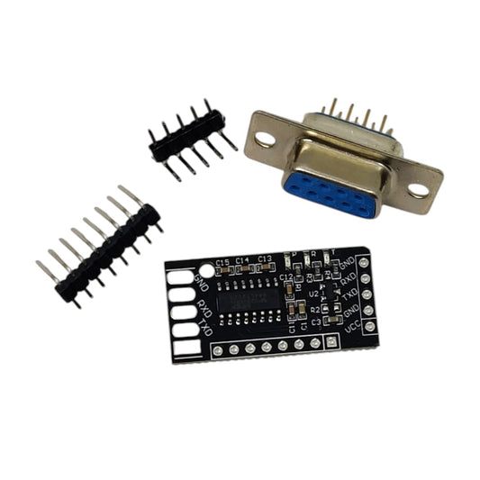 RS232 to TTL Serial Port Converter Adapter Communication Module - Unsoldered