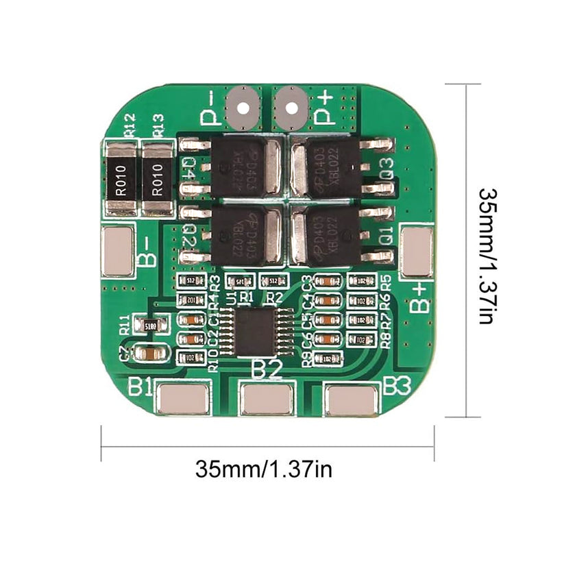 4S 15A 18650 Lithium Battery Protection Board