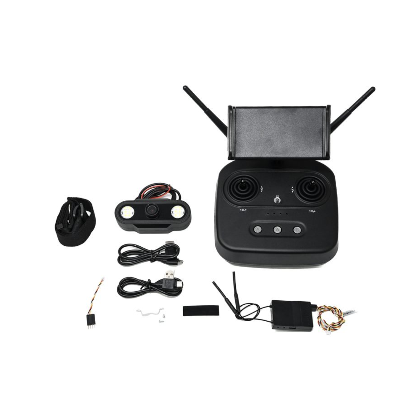 SKYDROID T10 2.4Ghz 10 CH Remote Controller with T10 10-Channel Receiver and 3 IN 1 Camera