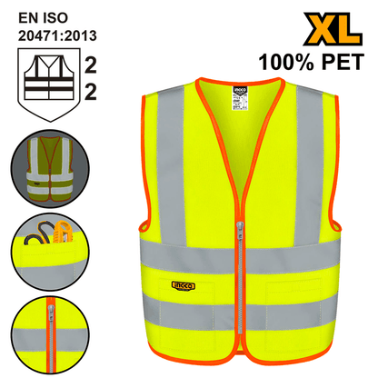 INGCO RV83XL Reflection Vest (Yellow)