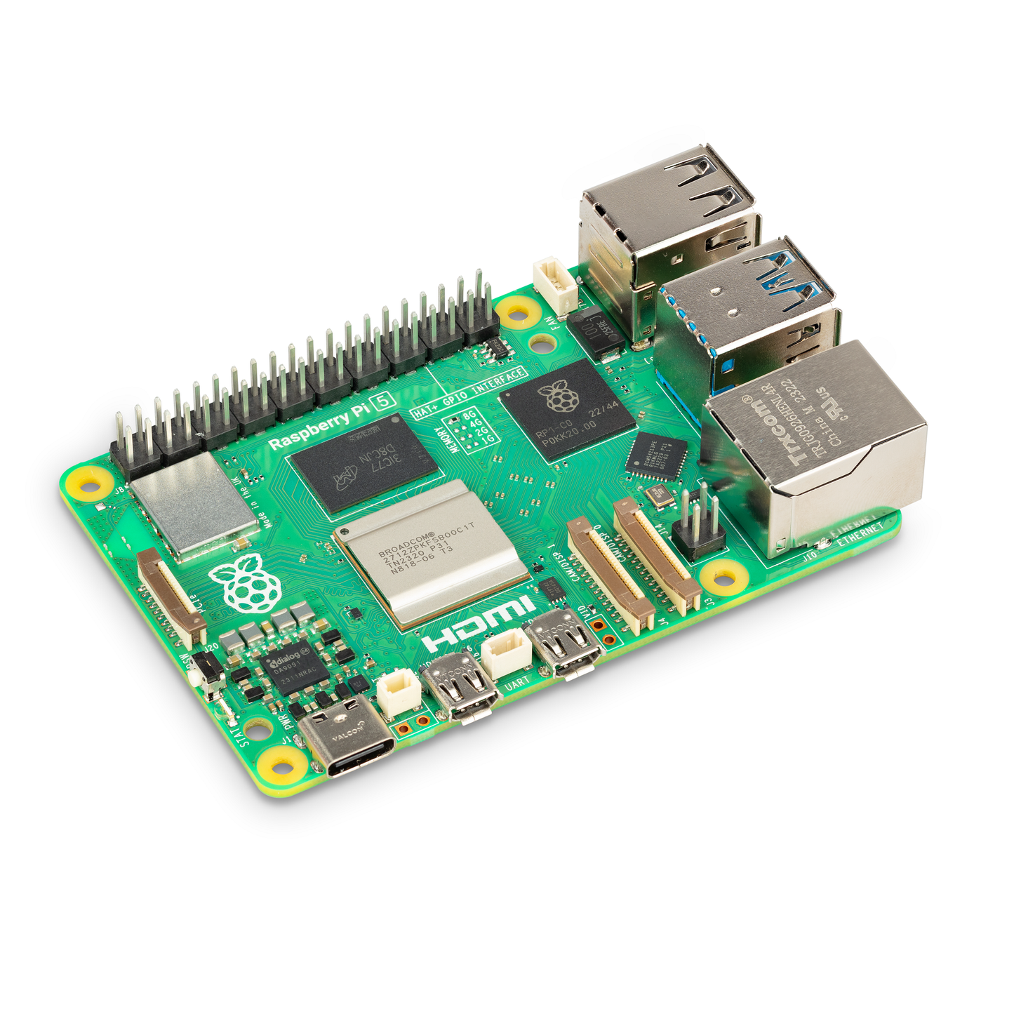 Raspberry Pi 5 Model B with 2 GB RAM