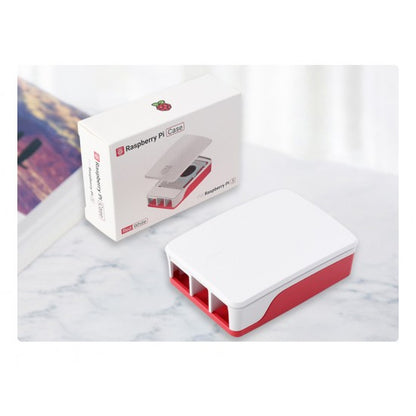 Official Raspberry Pi 5 Case with Fan Red & White