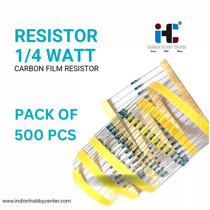 470E ohm 1/4 Watt ±5% Tolerance Carbon Film Resistor