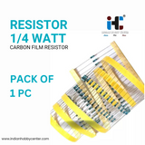 47K ohm 1/4 Watt ±5% Tolerance Carbon Film Resistor