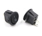 KCD1 Round Rocker Half Cut SPST Switch 2 Leg 6A 250V 10A 125v (1 Pc)
