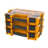 INGCO PBX1211 12 inch Plastic Component Box, Stackable Tool Box Organizer Carrying handle, 10 compartments