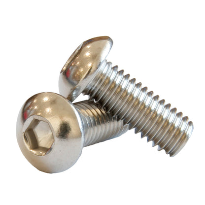 M3x8mm Allen Socket Button Head SS202 Screw (Dia. 3mm, Length 8mm) (Pack of 10)
