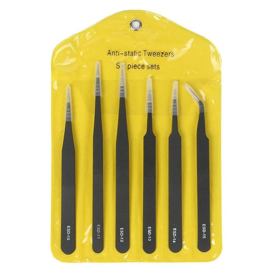 Anti-Static ESD Safe Tweezers Set of 6