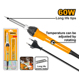 INGCO SI016831 60 WATT ELECTRIC SOLDERING IRON TEMPERATURE CONTROL