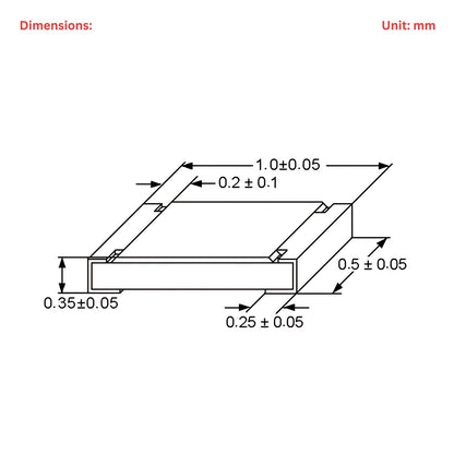 Elepak SMD Resistor 0402 1/16W ±1% Pak 0E to 10M 8500 Pcs 170 Types