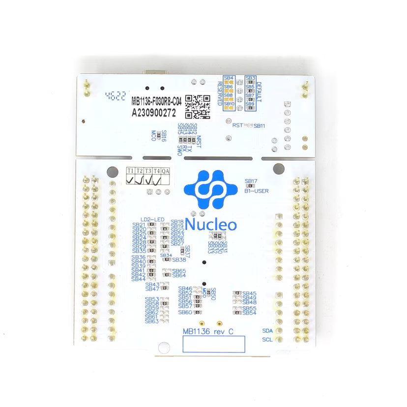 STMICROELECTRONICS NUCLEO-F030R8 Development Board, STM32 Nucleo-64, STM32F030R8T6 MCU, Arduino and ST Morpho Connectivity