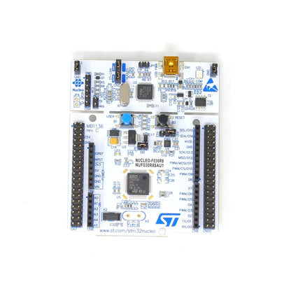 STMICROELECTRONICS NUCLEO-F030R8 Development Board, STM32 Nucleo-64, STM32F030R8T6 MCU, Arduino and ST Morpho Connectivity