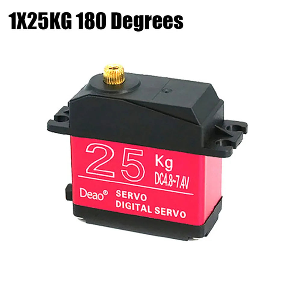Deao 25kg Servo - 180° High Torque Digital Servo Waterproof Metal Gear