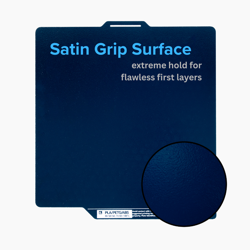 Numakers IceGrip Build Plate for Bambu Lab X1/P1/A1 Series (256x256mm)