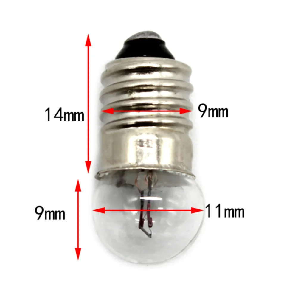 Bajaj Miniature Lamps Focus Type Torch Bulb Round 3.8V 0.3A (1 Pc)