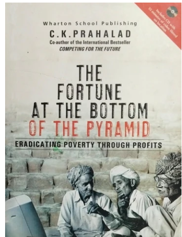 THE FORTUNE AT THE BOTTOM OF THE PYRAMID: ERADICATING POVERTY THROUGH PROFITS BY C.K. PRAHALAD (HARDCOVER) OLD BOOK