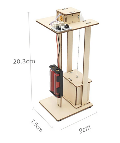 DIY Electric Elevator STEM Kit for Kids STEM Electric Elevator Toy Educational STEM Electric Elevator Model Kit