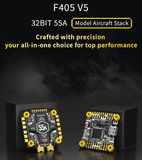 SpeedyBee F405 V5 OX32 55A 30x30 Model Aircraft FC & ESC Stack (Standard Edition)