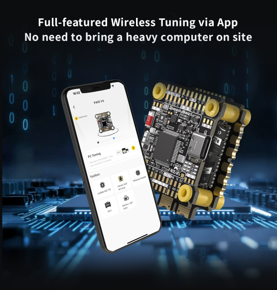 SpeedyBee F405 V5 OX32 55A 30x30 Model Aircraft FC & ESC Stack Deluxe Edition