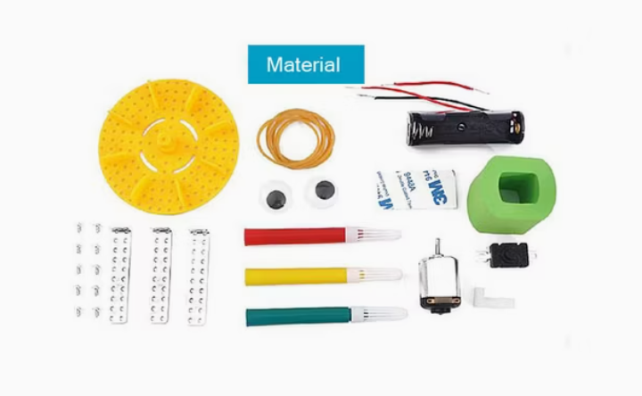 DIY Children Creative 3 in 1 Doodling Graffiti Robot Electrical Auto Drawing Machine