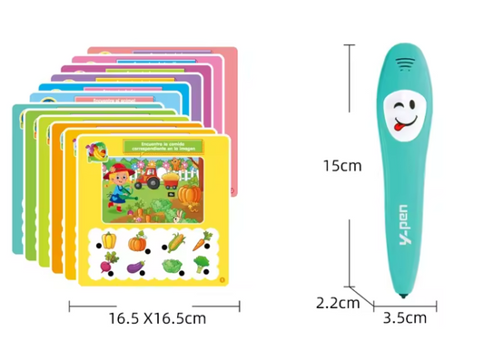 Educational Voice Reading Machine Point Books Smart Point Pen Children Study Leaning Story Toy