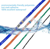 250 Pcs Heat Shrink Solder Sleeve Crimpless Butt Connectors Waterproof