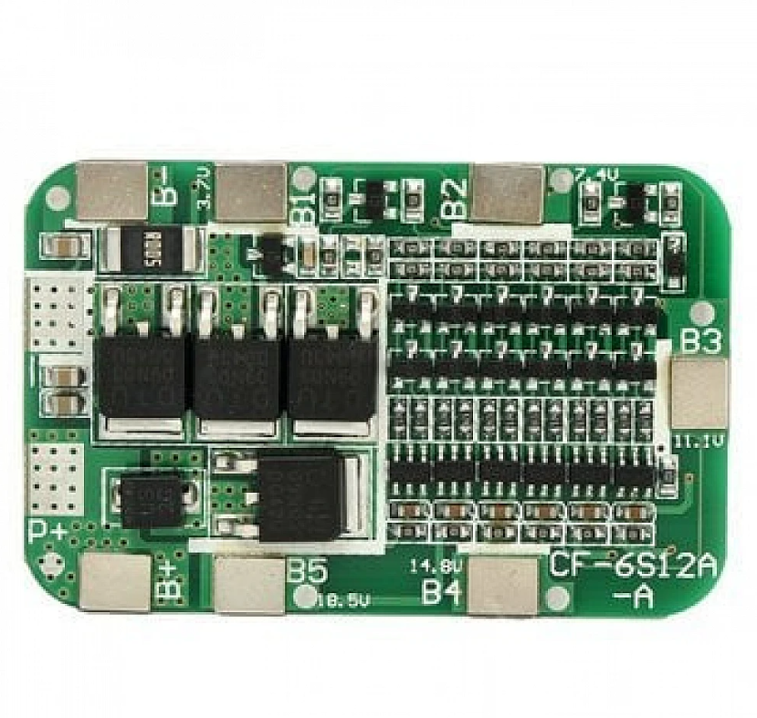 6S 22V 18650 BMS Lithium Battery Protection Board