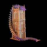 Numakers Tri-Color Silk PLA Filament – Black-Purple-Orange – 1.75 mm / 1 kg