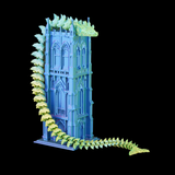 Numakers Tri-Color Silk PLA Filament – Blue-Green-Gold – 1.75 mm / 1 kg