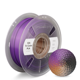 Numakers Tri-Color Silk PLA Filament – Black-Purple-Orange – 1.75 mm / 1 kg