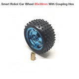 85mm Robotics Wheel for ATV with coupler All Terrain Robot Monster Off road Wheel
